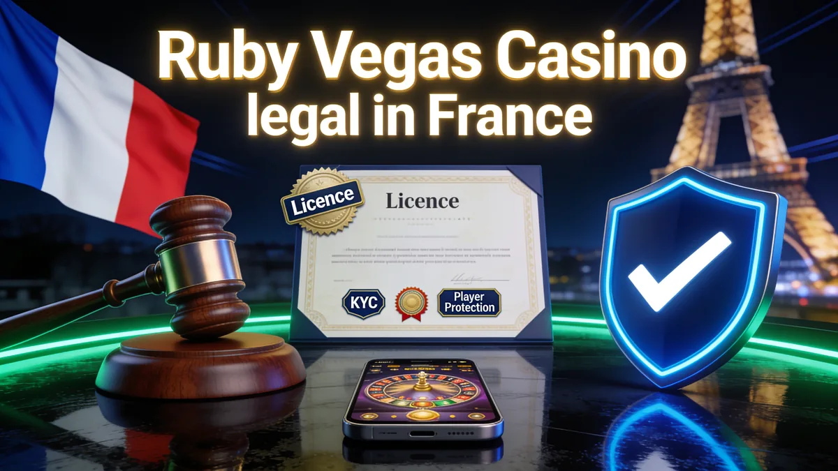 Licence et sécurité chez Ruby Vegas Casino pour les joueurs en France